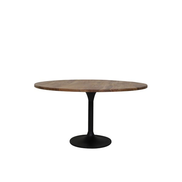 Apvalios formos valgomojo stalas natūralios spalvos su akacijos stalviršiu ø 140 cm Biboca – Light & Living