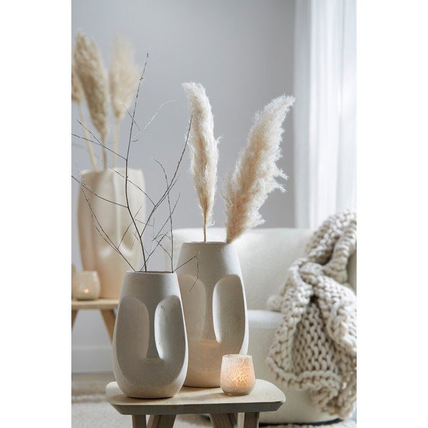 Vaza baltos spalvos Face – Light & Living-image-1