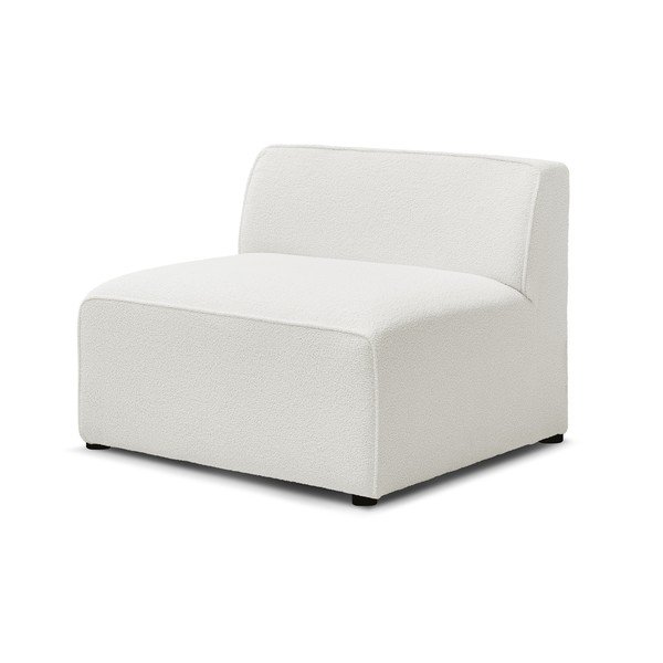 Baltos spalvos iš boucle modulinė sofos dalis (modulinė) Megeve – Bobochic Paris-image-3