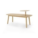 Kavos staliukas iš bukmedžio medienos natūralios spalvos 56x120 cm Swivo – Umbra