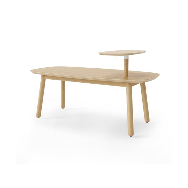 Kavos staliukas iš bukmedžio medienos natūralios spalvos 56x120 cm Swivo – Umbra