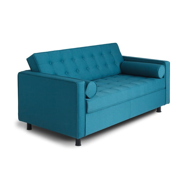 Turkio spalvos dvivietė sofa Individualizuotos formos tema