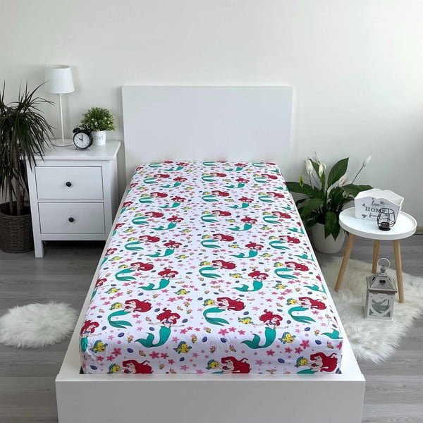 Iš medvilnės vaikų patalynė su guma 90x200 cm Ariela "Friends" – Jerry Fabrics-image-1