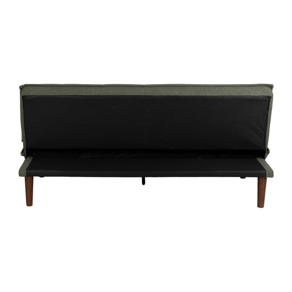 Žalios spalvos iš šenilinio audinio sulankstoma sofa 181 cm – Ixia-image-4