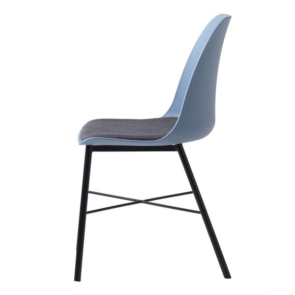 2 mėlynai pilkos spalvos kėdžių rinkinys Unique Furniture Whistler-image-2