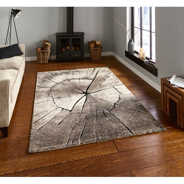 Smėlio spalvos kilimas 230x160 cm Woodland - Think Rugs-image-1