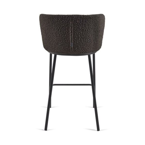 Baro taburetė juodos spalvos (sėdynės aukštis 65 cm) Ciselia – Kave Home-image-3