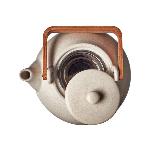 Kreminės matinės spalvos keraminis arbatinukas Bitz Basics, 1,2 l-image-4