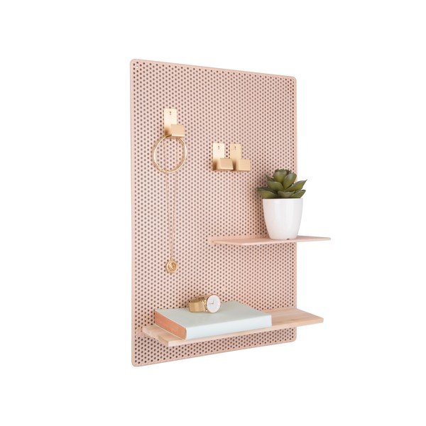 Smėlio rudos spalvos metalinė skelbimų lenta PT LIVING Perky, 34,5 x 52,5 cm-image-3