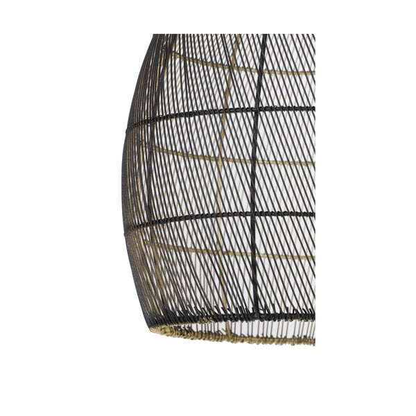 Kabantis šviestuvas juodos spalvos/auksinės spalvos ø 40 cm su metaliniu gaubtu Meya – Light & Living-image-4
