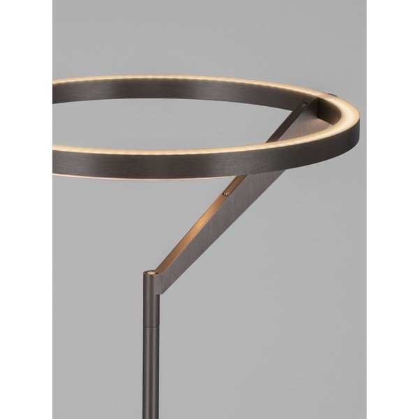 Sidabrinės spalvos iš aliuminio pastatomas šviestuvas LED su pritemdymo funkcija (aukštis 168 cm) Tilia – Nova Luce-image-3