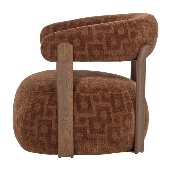 Rudos spalvos krėslas Foon – WOOOD-image-3