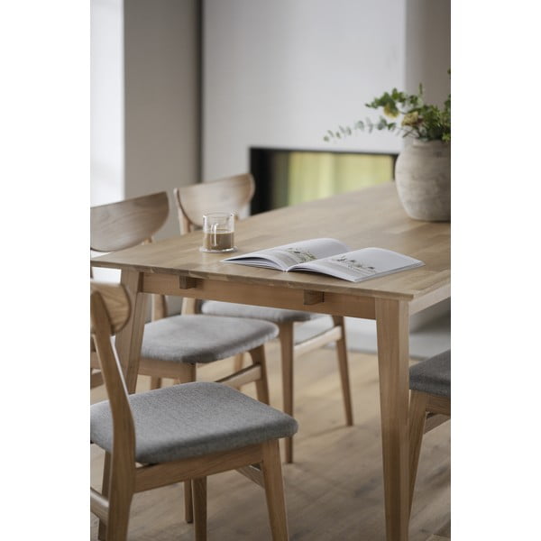 Natūralios spalvos valgomojo kėdės 2 vnt. komplekte Rodham - Rowico-image-2