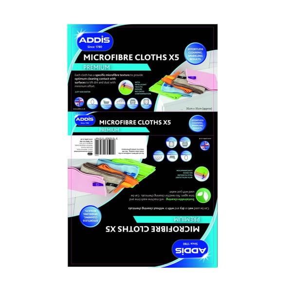 Iš mikropluošto valymo šluostės 5 vnt. – Addis-image-2