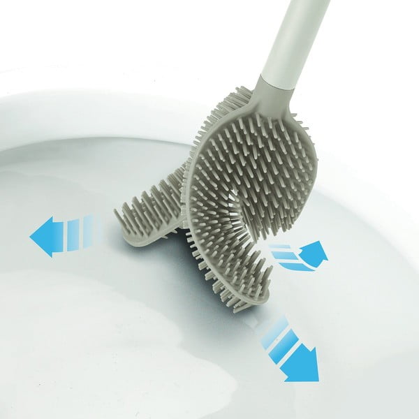 Tualeto šepetys smėlio spalvos Flex360 – Joseph Joseph-image-4