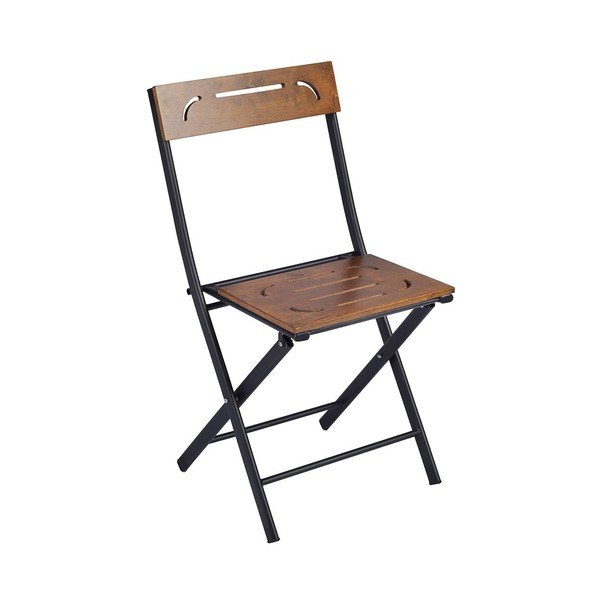 Sodo valgomojo komplektas tamsiai rudos spalvos 2 žmonėms Bistro – Floriane Garden-image-4