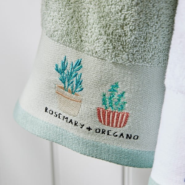 Iš medvilnės virtuvės rankšluosčiai 4 vnt. 40x60 cm Kitchen Mixed Herbs – Catherine Lansfield-image-3