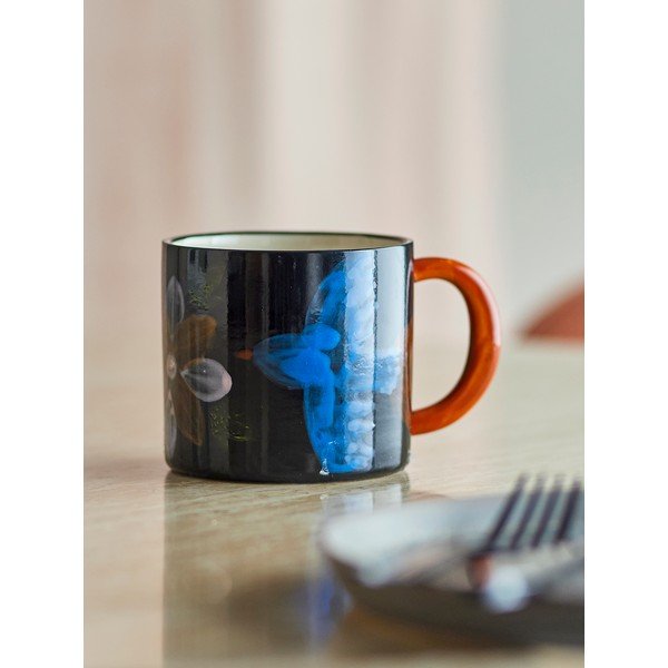 Juodos spalvos/smėlio spalvos iš keramikos puodeliai 2 vnt. 300 ml Maricala – Bloomingville-image-2