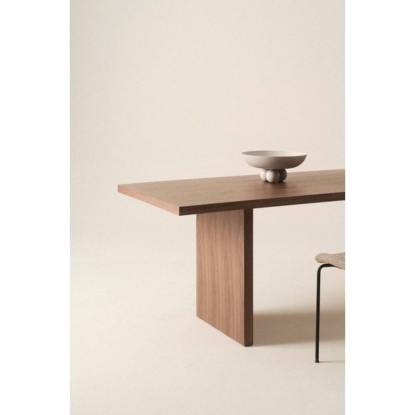 Valgomojo stalas iš riešutmedžio 90x210 cm Aspelund – Jotex-image-2
