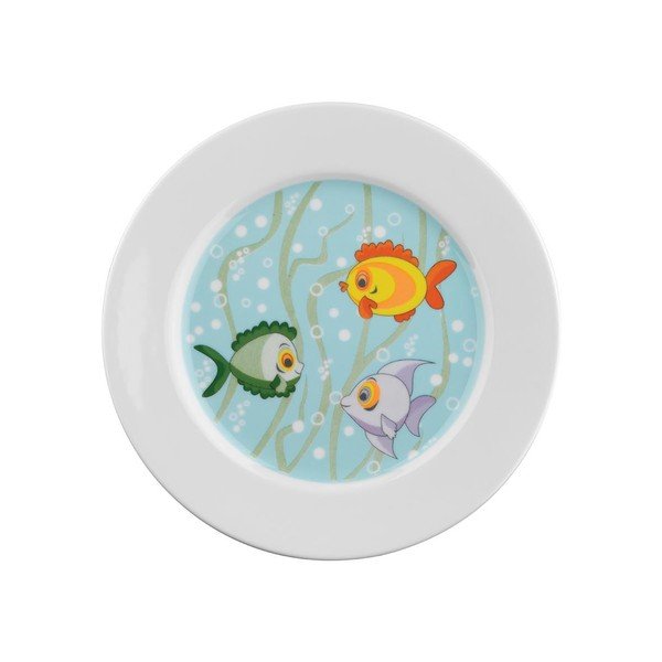 5 dalių vaikiškas porcelianinis valgomojo rinkinys Kütahya Porselen Sea World-image-4