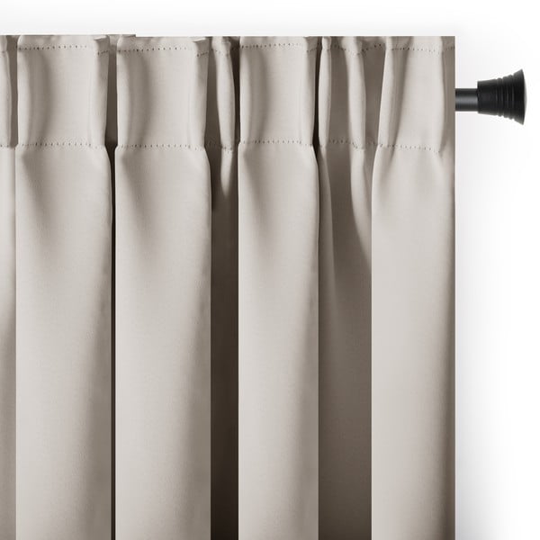 Smėlio spalvos pritemdymas (dalinis užtemimas) užuolaida 140x270 cm Kierra – Restilo