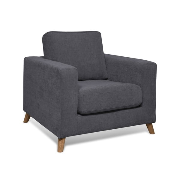 Tamsiai pilkas fotelis Faria - Scandic-image-1