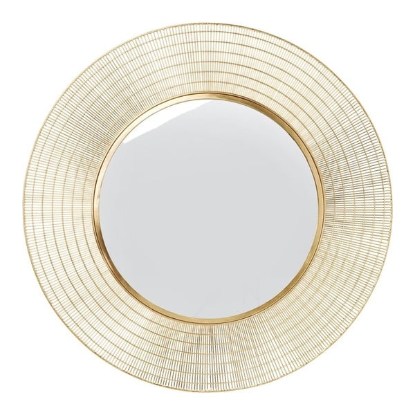 Auksinis veidrodis "Kare Design Nimbus", ⌀ 90 cm