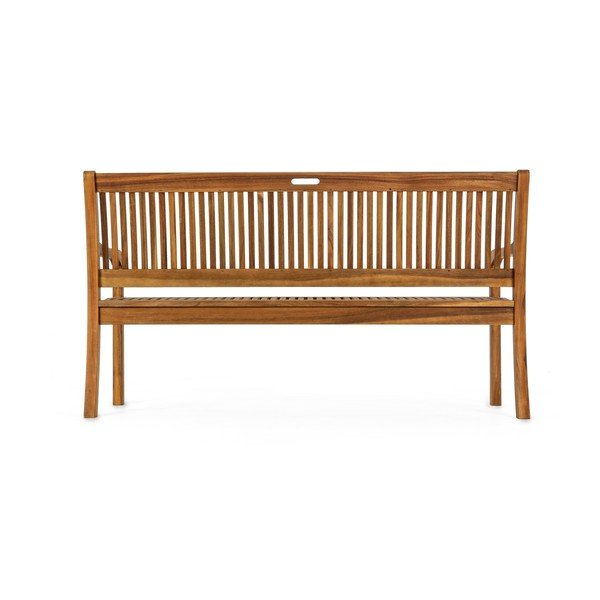 Natūralios spalvos medžio masyvo sodo suoliukas Noemi – Bizzotto-image-4