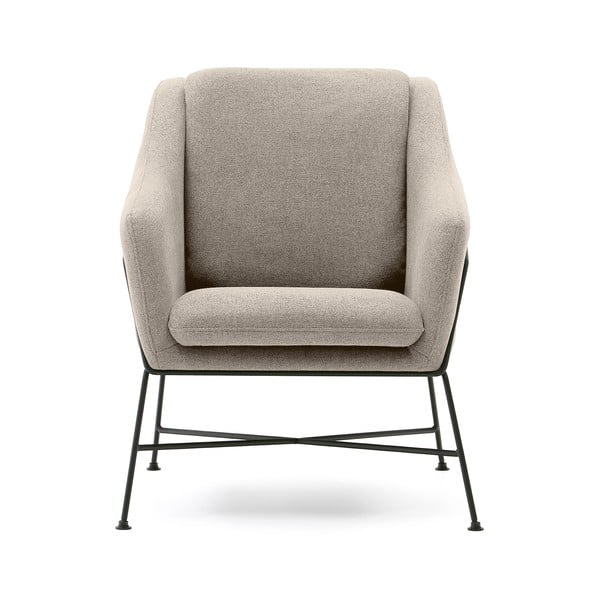 Smėlio spalvos krėslas Brida – Kave Home-image-2