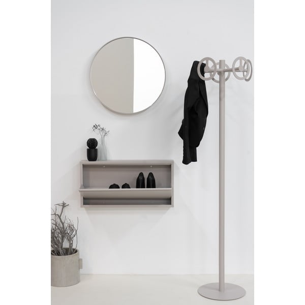 Taupe spalvos iš metalo atlenkiama spintelė batams 75x37,5x12,5 cm Billy – Spinder Design-image-1