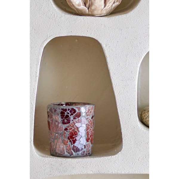 Iš stiklo žvakidė arbatinei žvakutei Evalyn – Bloomingville-image-1