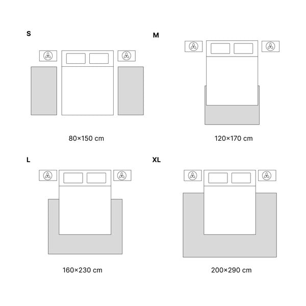 Lauko kilimas pilkos spalvos/smėlio spalvos 160x230 cm Sassy – Universal-image-4