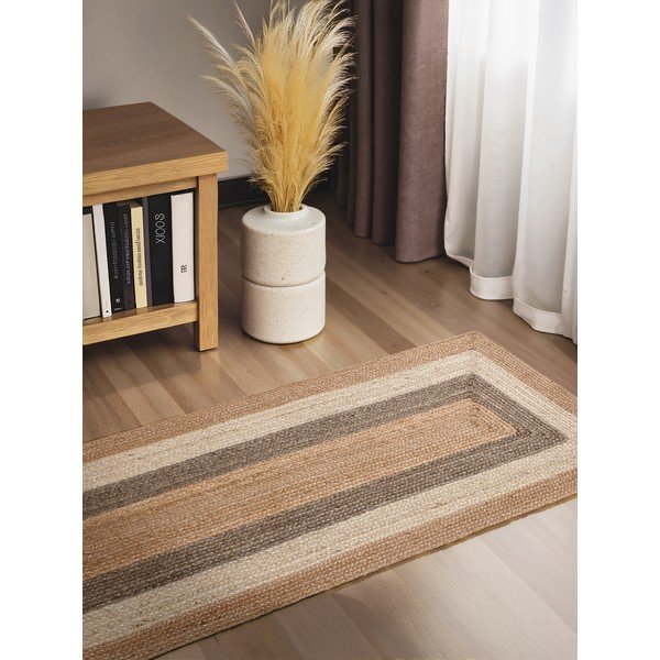 Apverčiamas/rankų darbo iš džiuto kilimas 80x200 cm Juno – Hanse Home-image-1