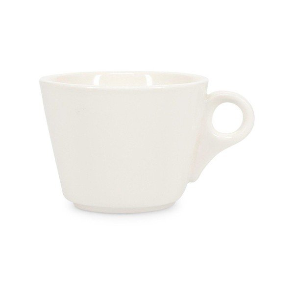 Baltos spalvos iš porceliano puodelis kapučino 160 ml Barista – BonBistro