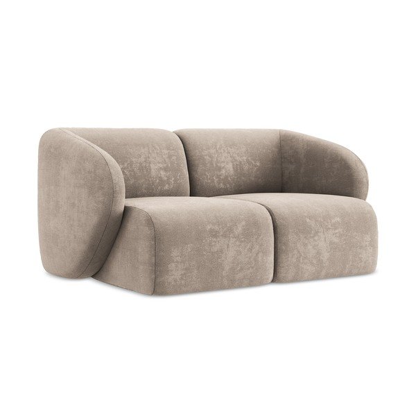 Šviesiai rudos spalvos sofa iš šenilinio audinio 174 cm Lani – Makamii-image-1