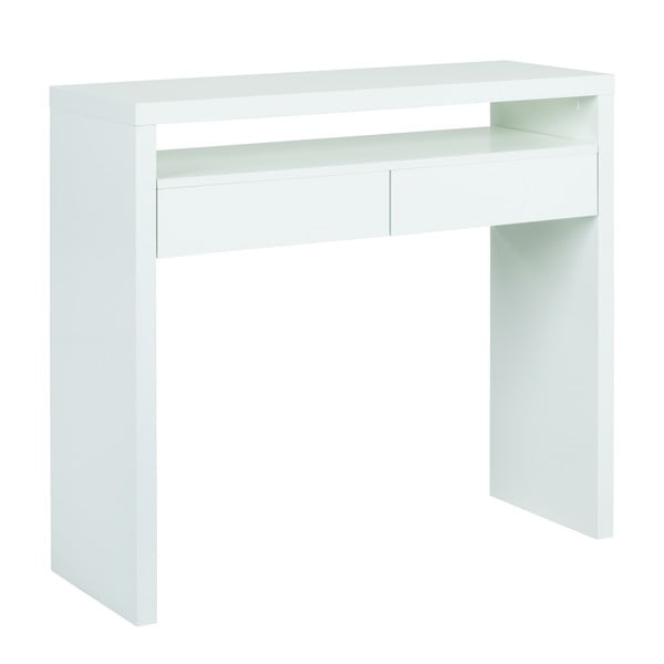 Darbo stalas su ištraukiamu stalviršiu Konsolė "Mel-image-2