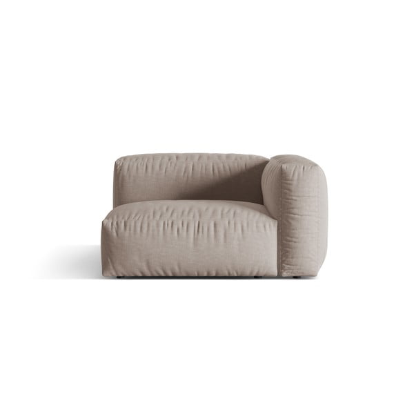 Modulinė sofos dalis smėlio spalvos (su dešiniuoju kampu) Martina – Micadoni Home