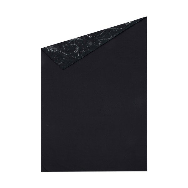 Juoda viengulė patalynė iš medvilnės Westwing Collection, 150 x 220 cm-image-2
