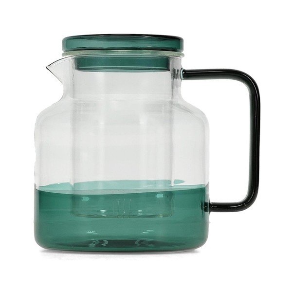 Žalios spalvos iš stiklo arbatinukas 950 ml Liv – ONA