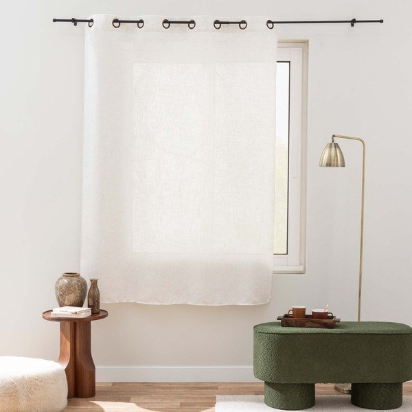 Kreminės spalvos užuolaida 140x240 cm Pauline – douceur d'intérieur-image-1