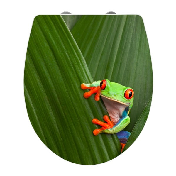Lengvai užsidaranti klozeto sėdynė "Wenko Frog", 45 x 38,8 cm