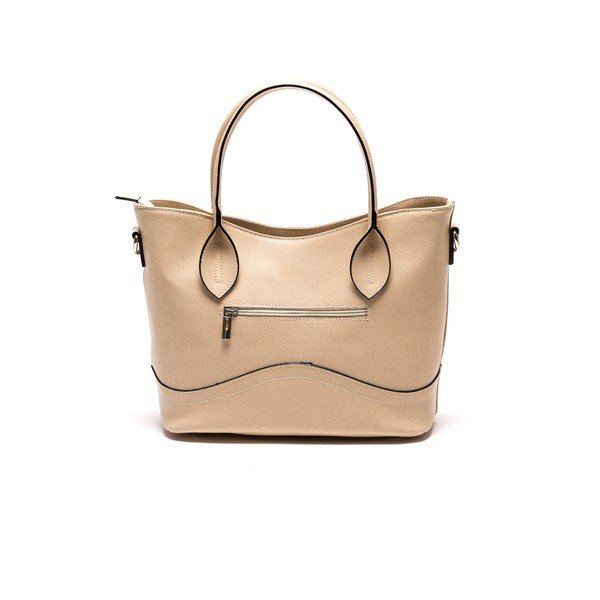 Odinė rankinė Anna Luchini 08 Beige-image-1