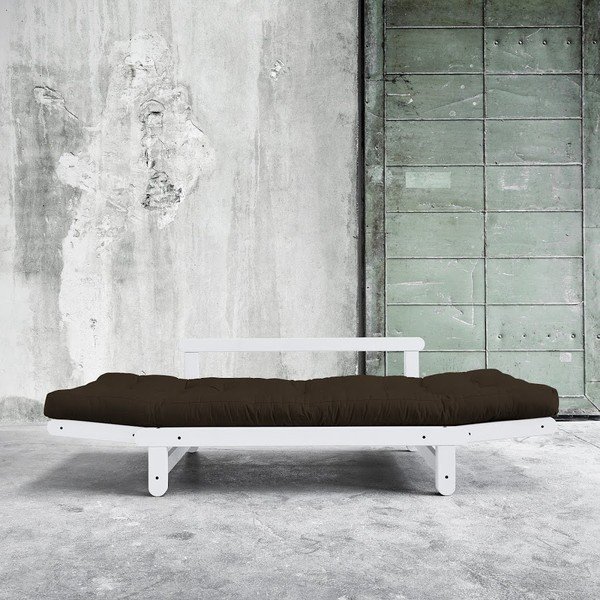 Sofa lova "Karup Beat White/Choco Brown-image-3