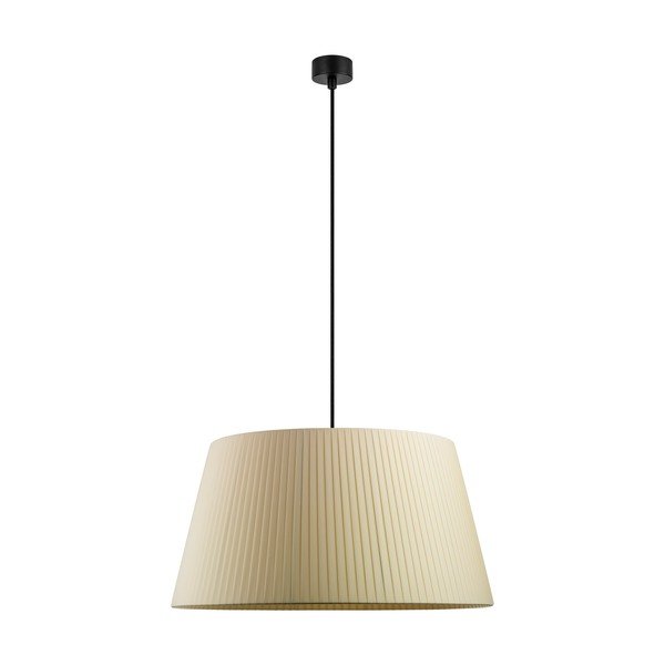 Smėlio spalvos pakabinamas šviestuvas Sotto Luce Kami, ⌀ 34 cm
