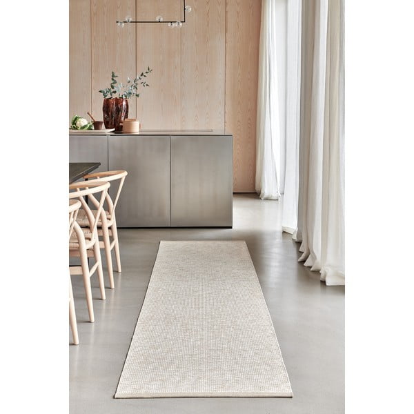 Smėlio spalvos lauko kilimas 70x150 cm Sam Vanilla – Pappelina-image-1