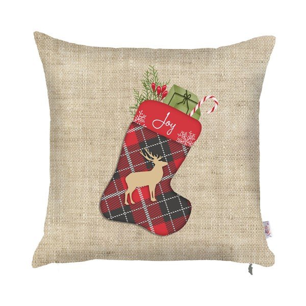 Kalėdinis užvalkalas Mike & Co. NEW YORK Medus Šventinis, 43 x 43 cm