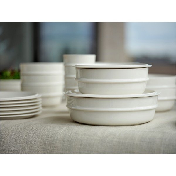 Skirta sriubai kreminės spalvos iš porceliano  mažas dubuo 600 ml Eau – Zone-image-3