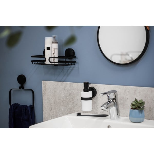 Juodai baltas sieninis muilo dozatorius Weko Static-Loc® Plus-image-1