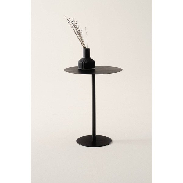 Iš metalo apvalios formos šoninis stalas ø 40 cm Heby – Jotex-image-1