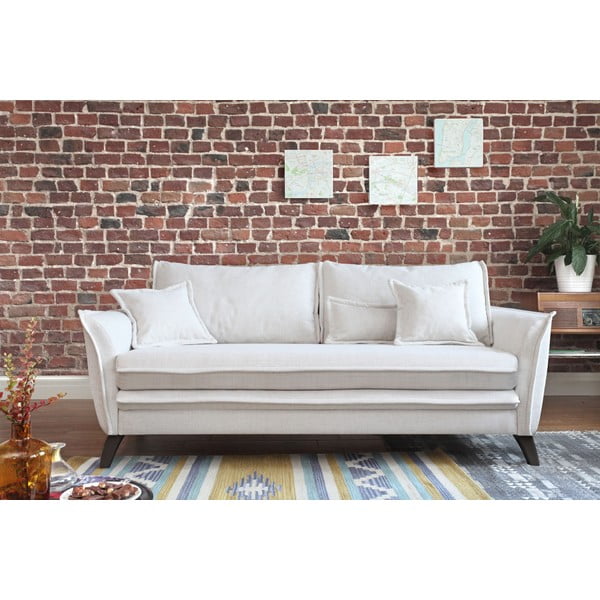 Šviesiai smėlio spalvos sofa Miuform Charming Charlie-image-1